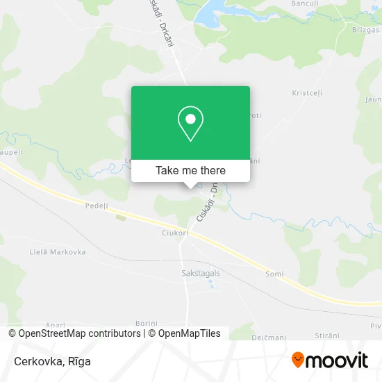 Cerkovka map