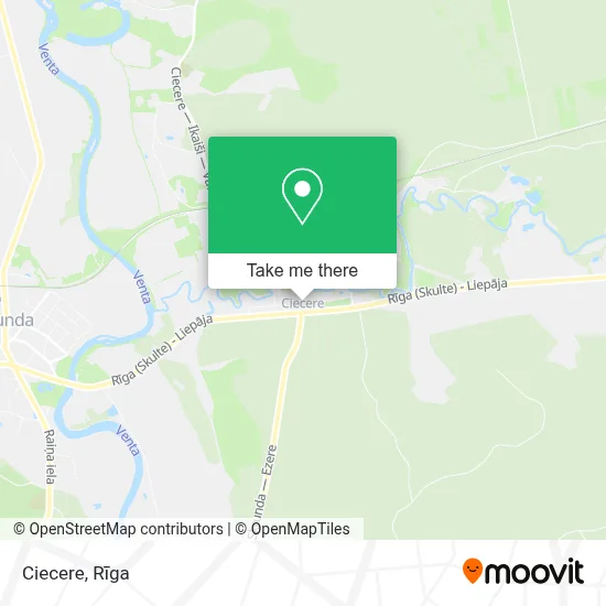 Ciecere map