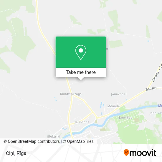 Ciņi map