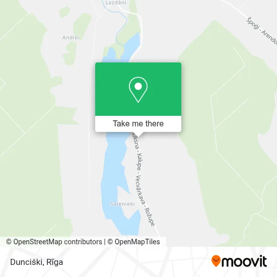 Dunciški map