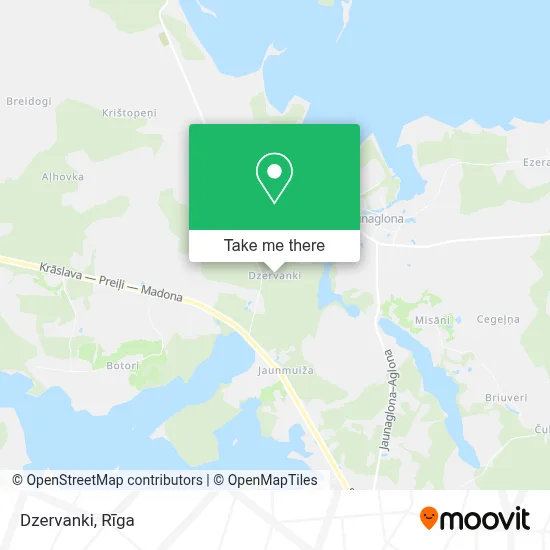 Dzervanki map