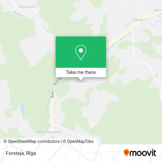 Forsteja map
