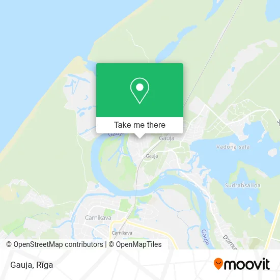 Gauja map