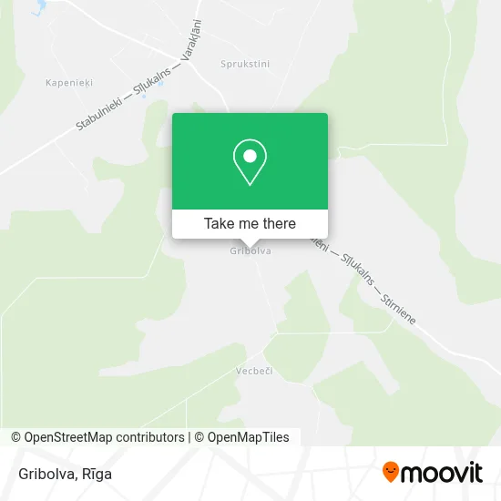 Gribolva map