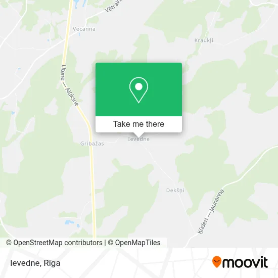 Ievedne map
