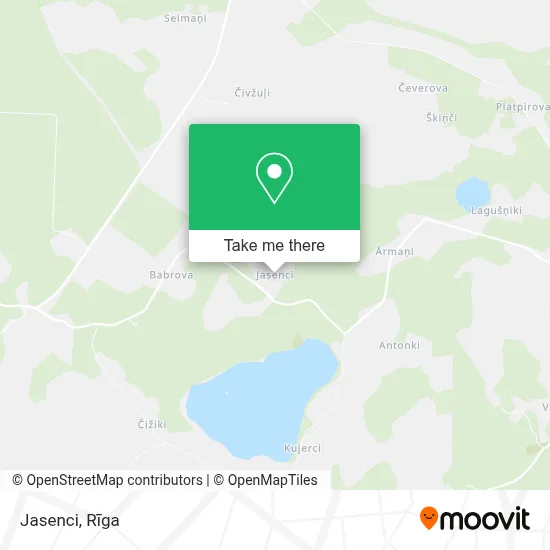 Jasenci map