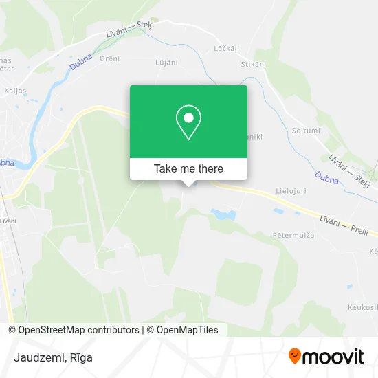 Jaudzemi map