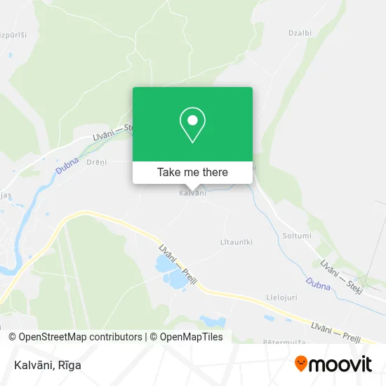 Kalvāni map