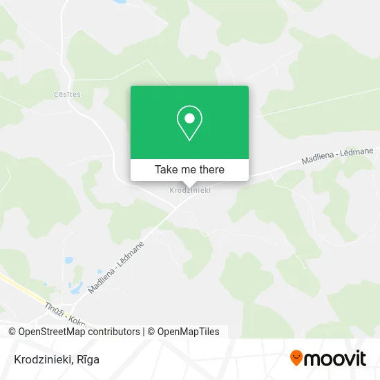 Krodzinieki map