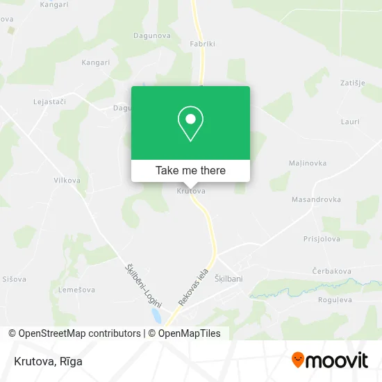 Krutova map
