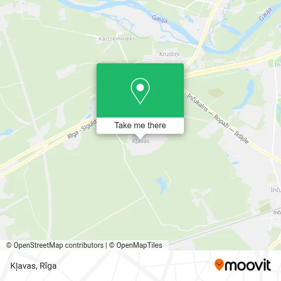 Kļavas map