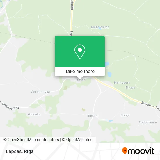Lapsas map