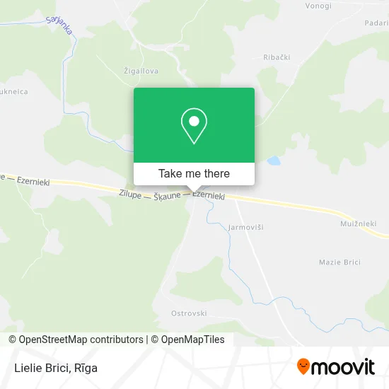 Lielie Brici map