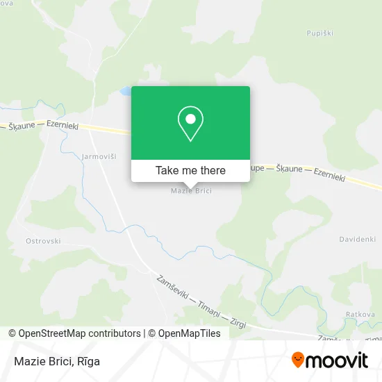 Mazie Brici map