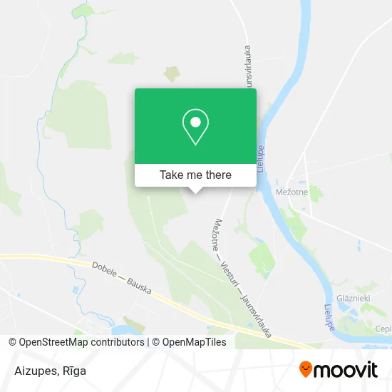 Aizupes map