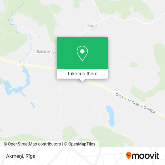 Akmeņi map
