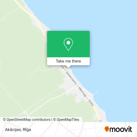 Akācijas map