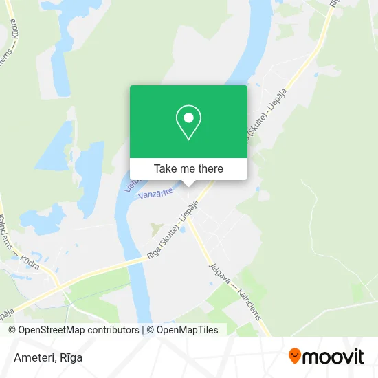 Ameteri map