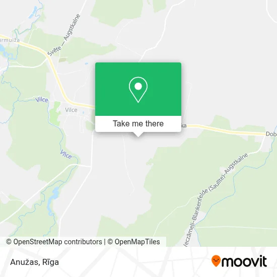 Anužas map
