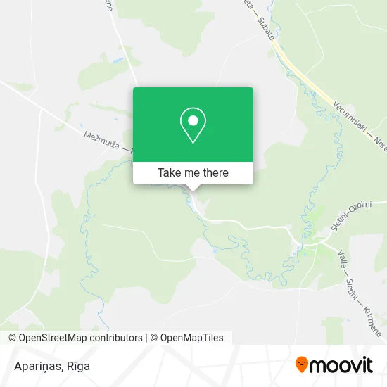 Apariņas map