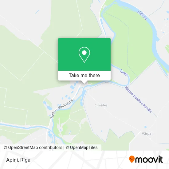 Apiņi map