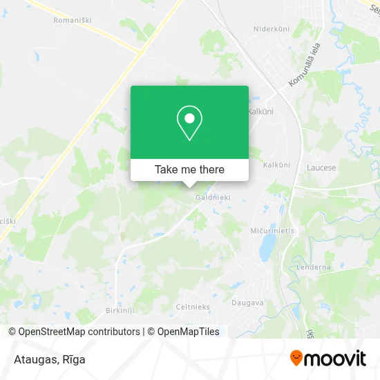 Ataugas map