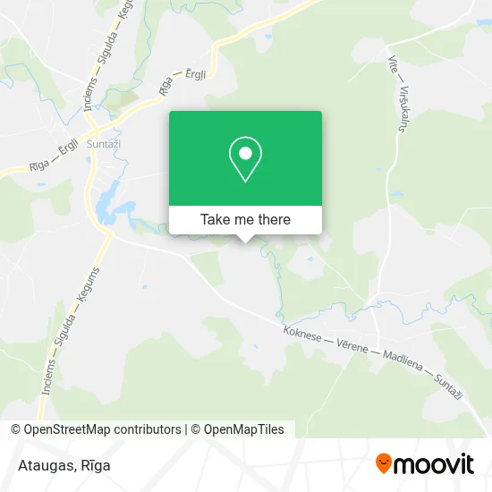 Ataugas map