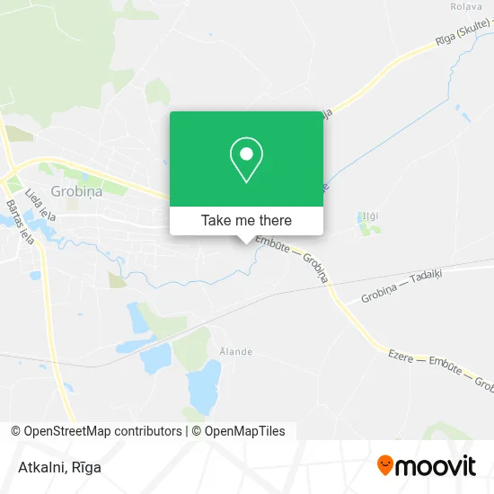 Atkalni map