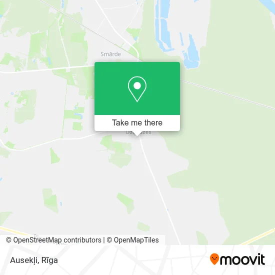 Ausekļi map
