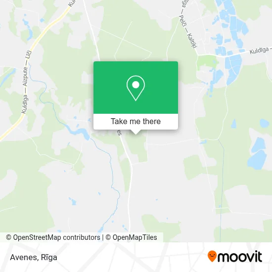 Avenes map