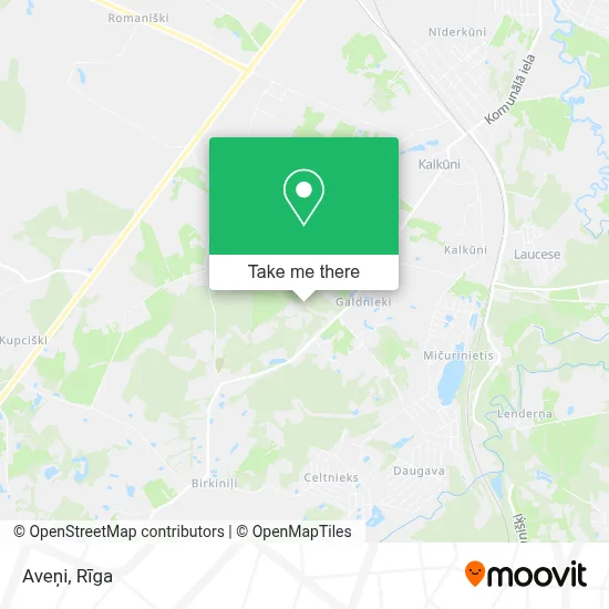 Aveņi map