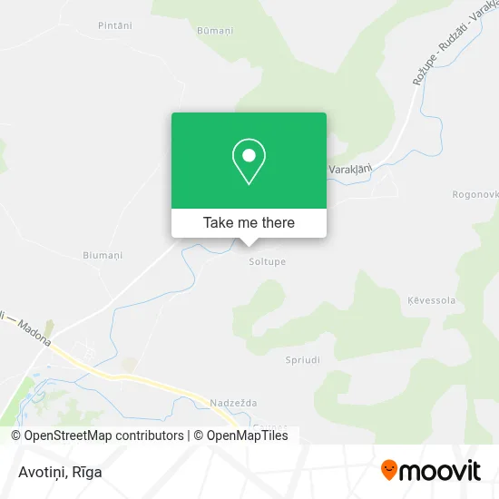 Avotiņi map