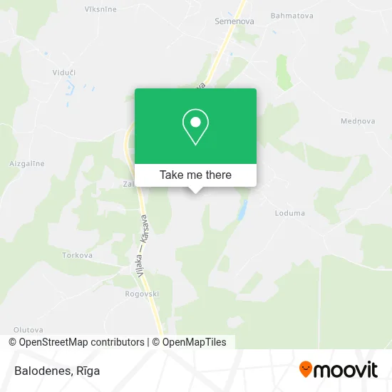 Balodenes map