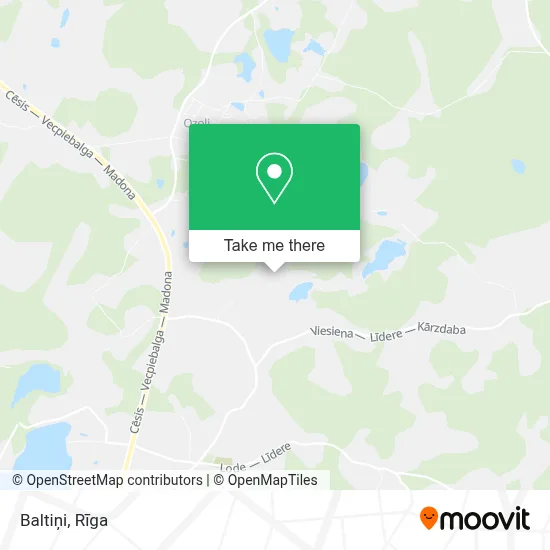 Baltiņi map