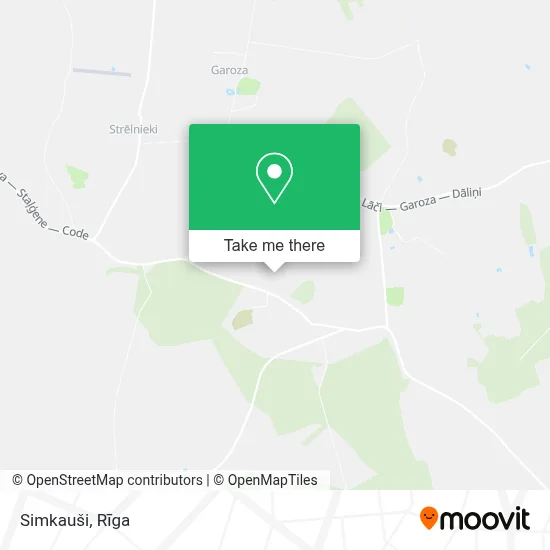 Simkauši map