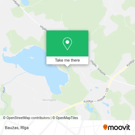 Baužas map