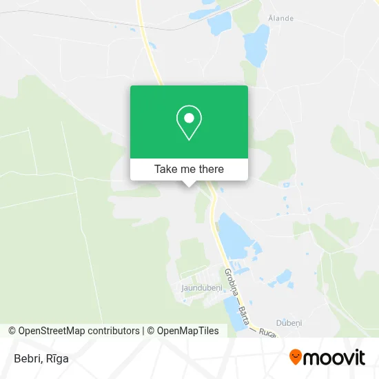 Bebri map