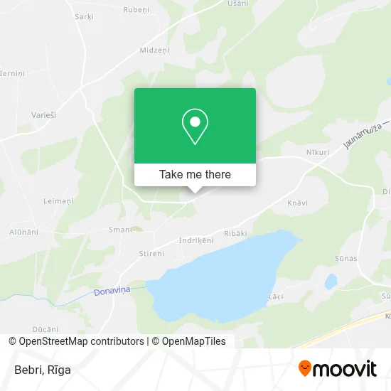 Bebri map
