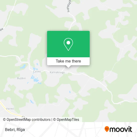 Bebri map