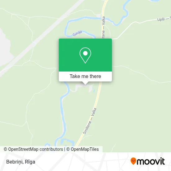 Bebriņi map
