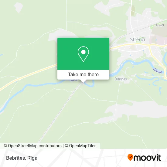Bebrītes map
