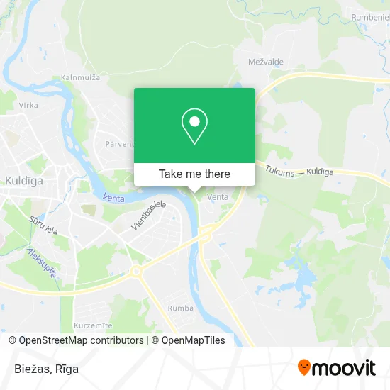 Biežas map