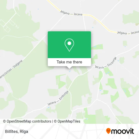 Billītes map