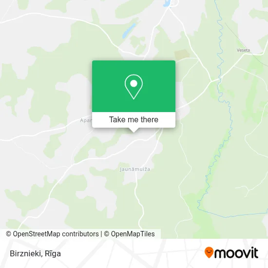 Birznieki map
