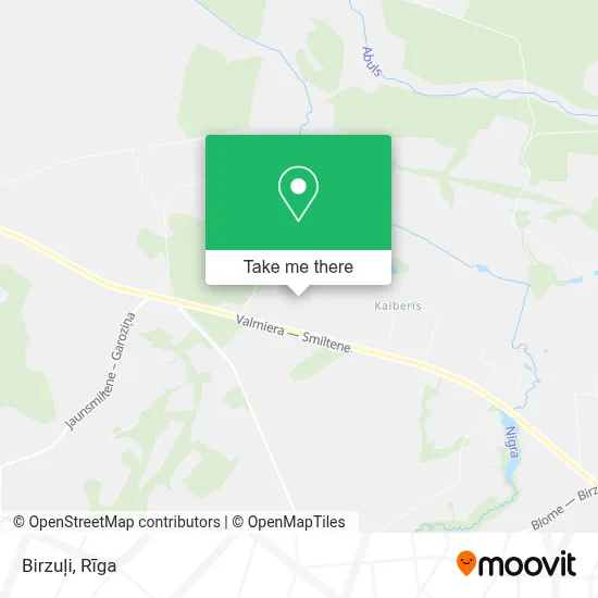 Birzuļi map