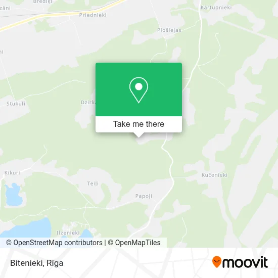 Bitenieki map