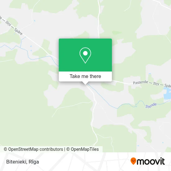 Bitenieki map