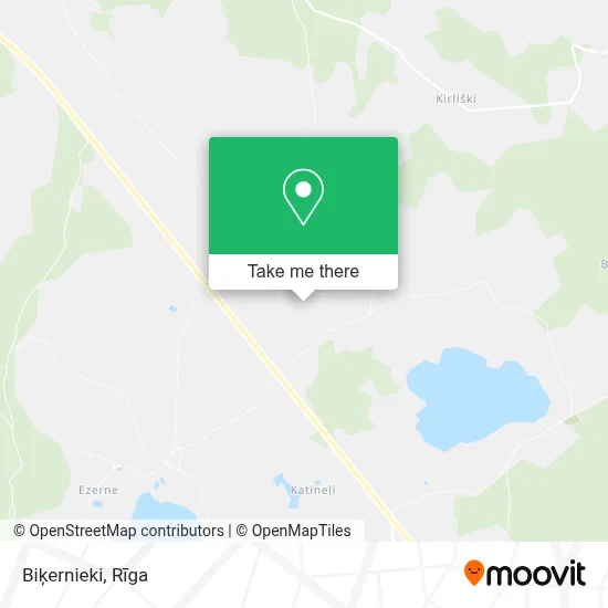 Biķernieki map
