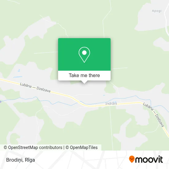 Brodiņi map