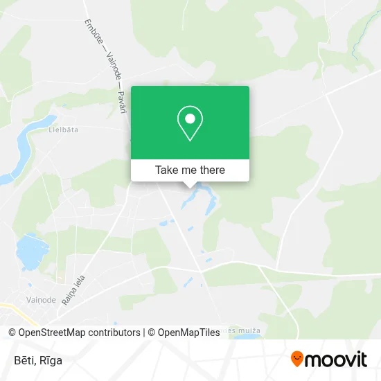 Bēti map